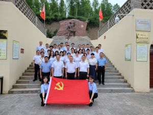公司赴馬欄、紅26軍革命舊址開展 “踏尋紅色足迹，傳承革命精神”主題黨日活動